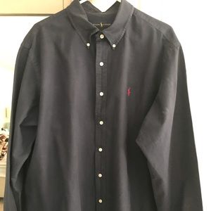 Ralph Lauren Button Up Navy Blue